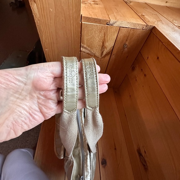 Kipling Metallic Gold Tote Bag - Picture 14 of 14